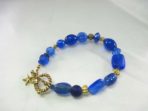 Royal Blue Multi-Bead Bracelet